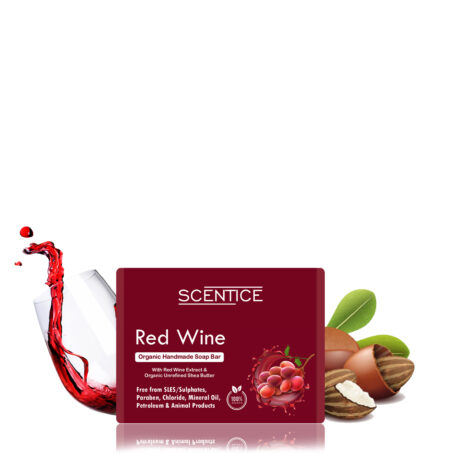 red wine soap