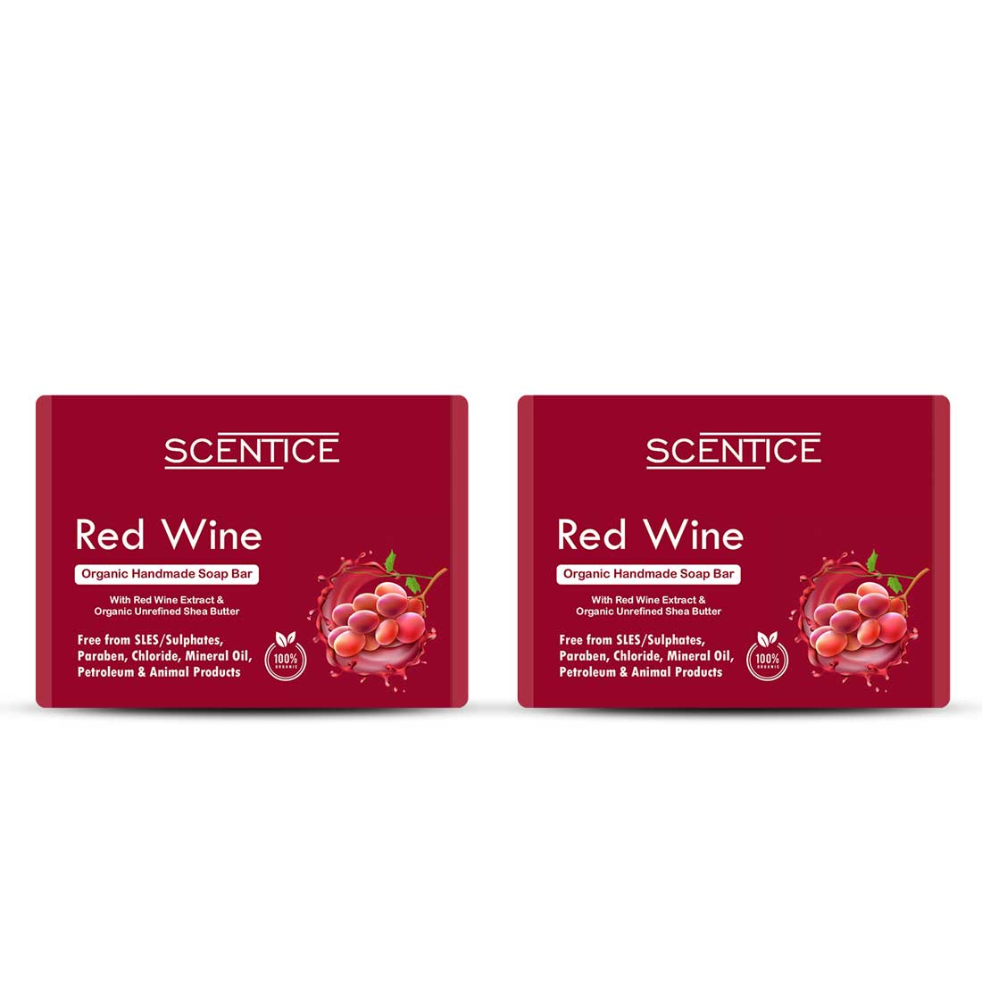 premium organic red wine soap