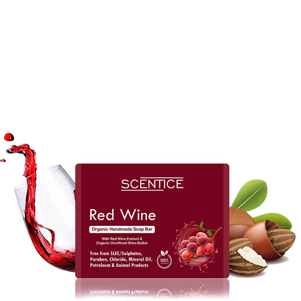 red wine organic bathing soap