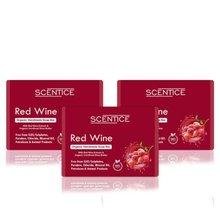 premium organic red wine soap